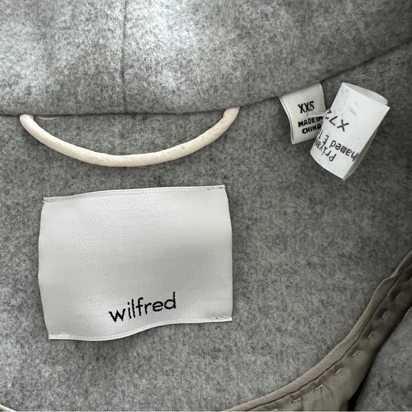 ORIGINAL Wilfred Cocoon Coat XXS in Heather Grey - Picture 3 of 7
